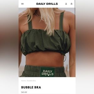 Daily Drills Bubble Bra & Shorts Set